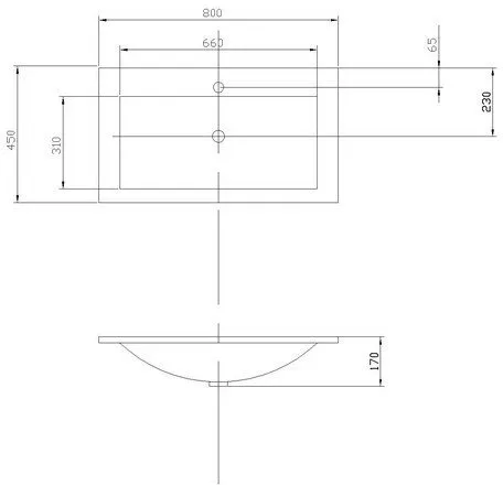 Раковина Акватон Премьер М 80 1A70493KPR010