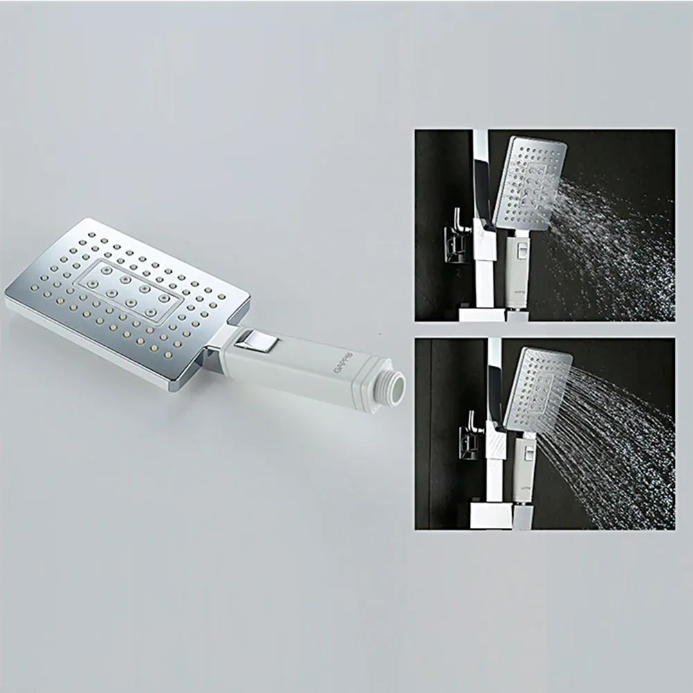 Душевая система GAPPO G2407-8, хром/белый
