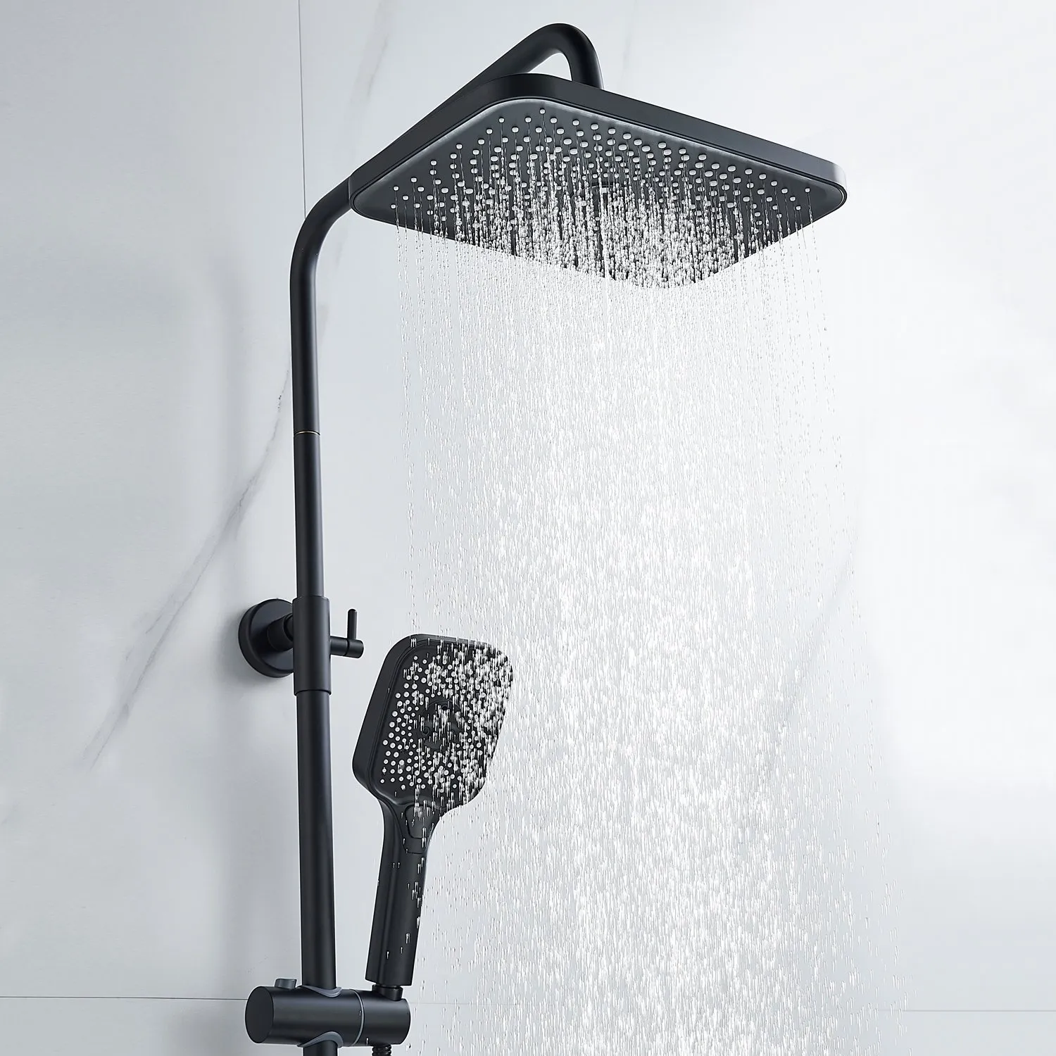 Душевая система Raffine F3696H, черный