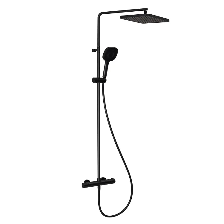 Душевая стойка Splendy Relax S черный матовый (RS208XTP36S3BM)