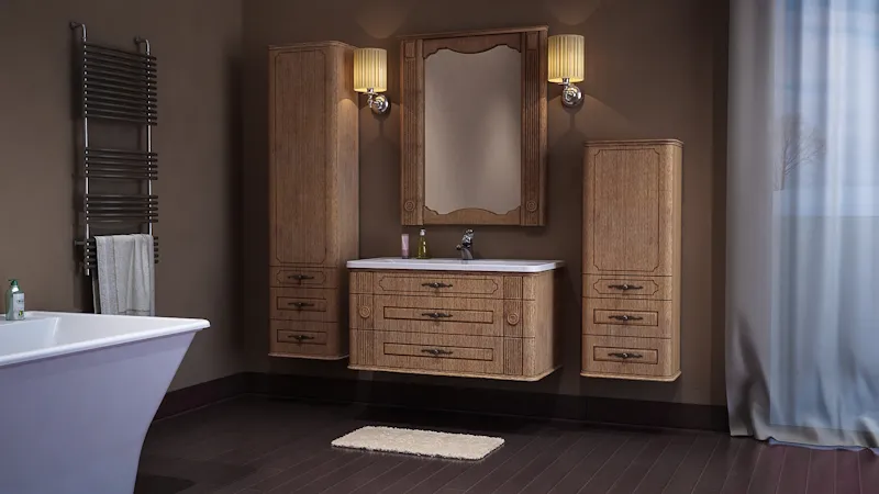 Раковина Florentina Аллегро 100 см 10.020.01000.001, белая