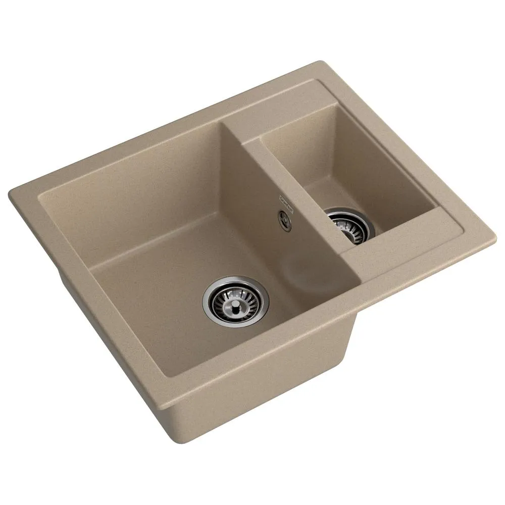 Кухонная мойка GranFest QUADRO 610K, песок