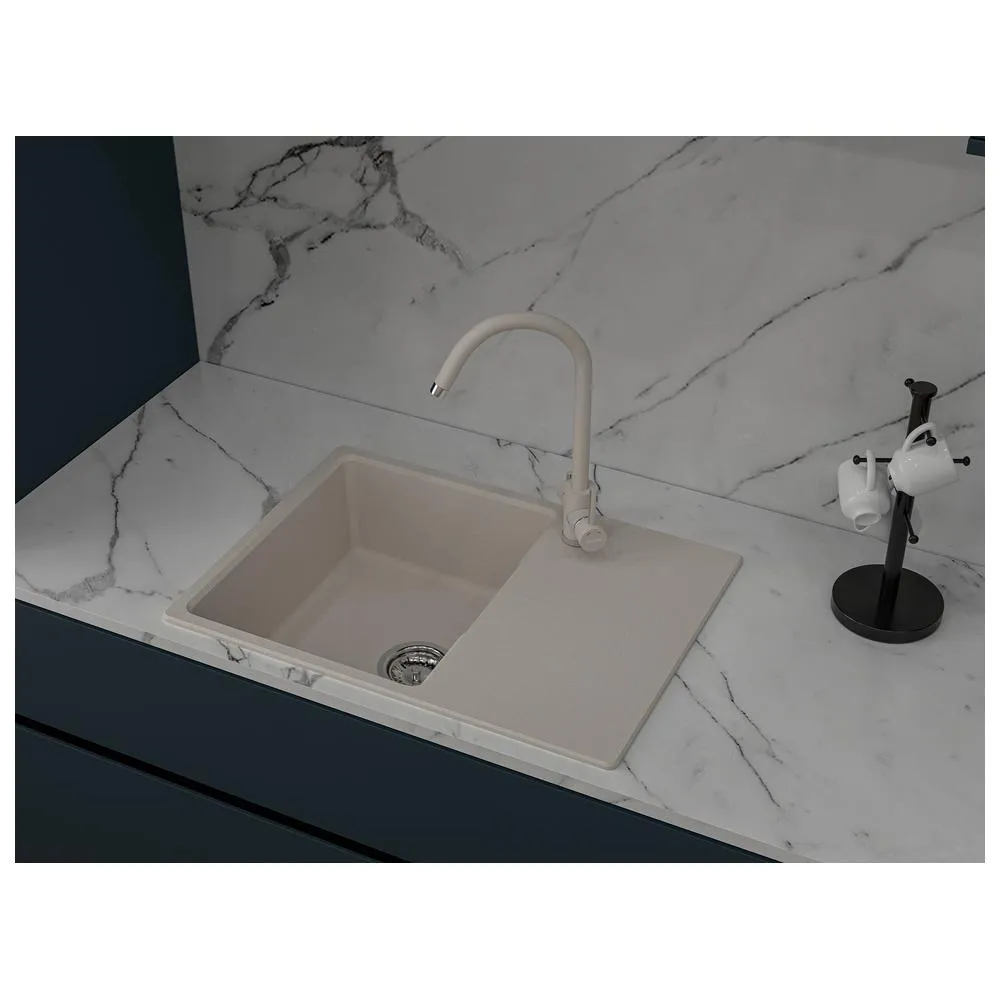 Кухонная мойка GranFest URBAN 668L, песочный