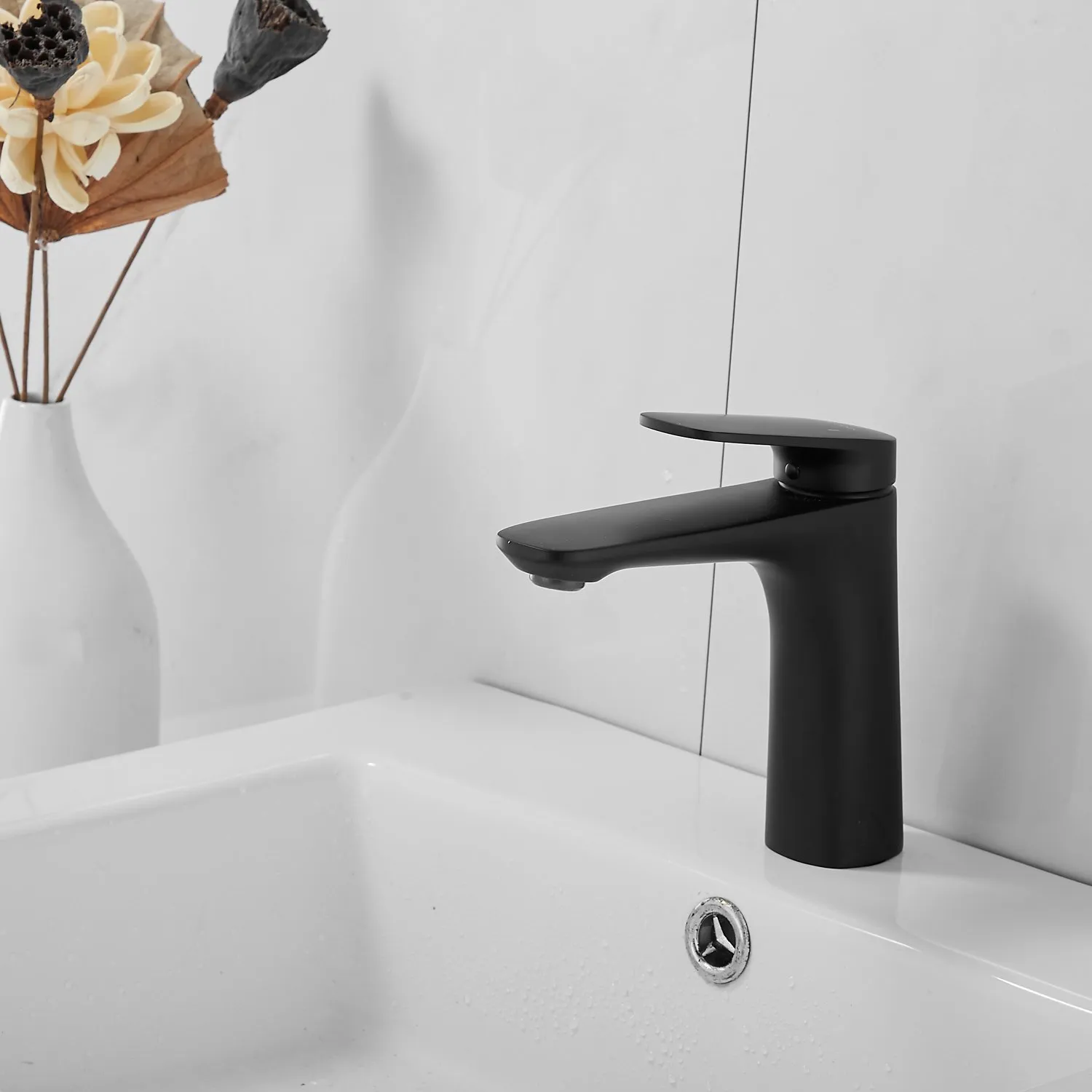 Смеситель для раковины Raffine F0185H, черный