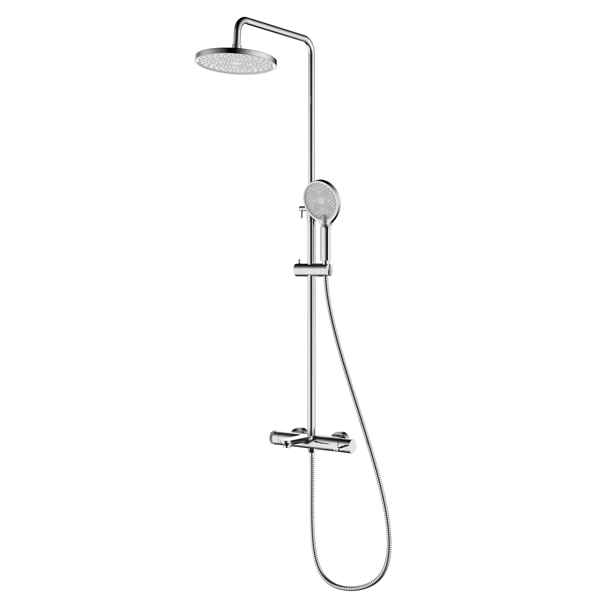 Душевая система Raglo для ванны и душа излив поворотный 15 см, хром (R32.24)