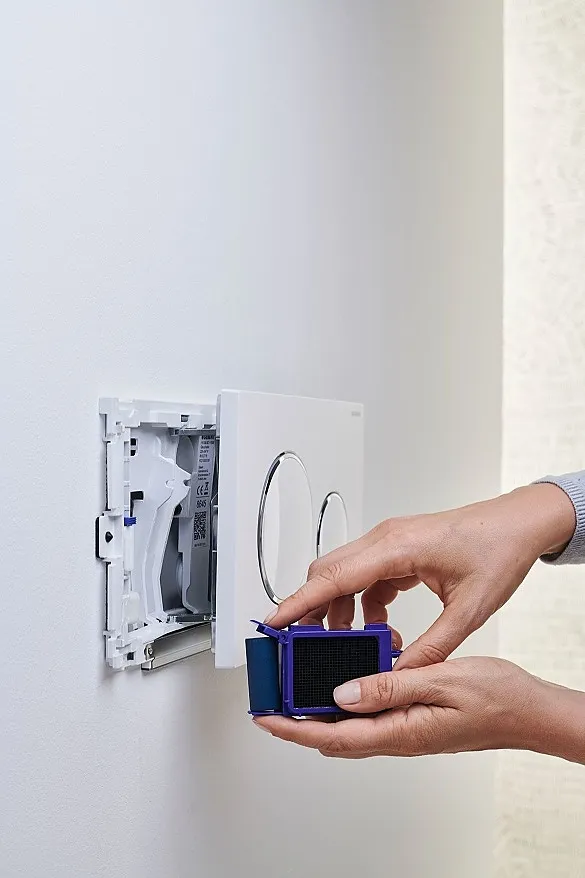 Шахта Geberit DuoFresh Stick (115.062.BZ.1) для опускания чистящих кубиков (антрацит)