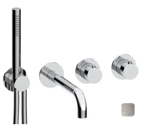 Смеситель для ванны и душа Almar Water Control Modular, Nickel Brushed (E180135.NB)