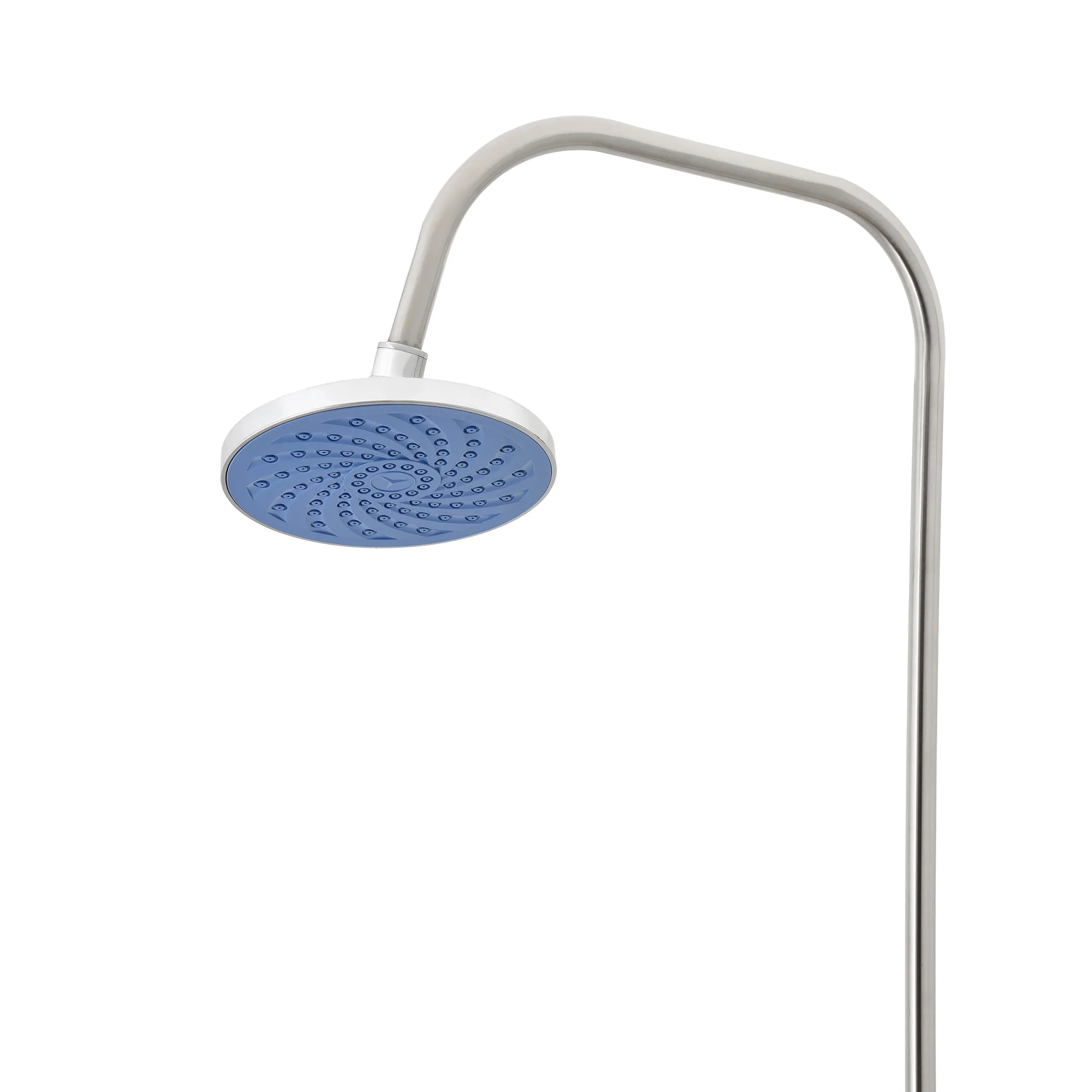 Смеситель для душа Славен Прораб со стационарной пластиковой душевой сеткой, одноручный (СЛ-ОД-П42)