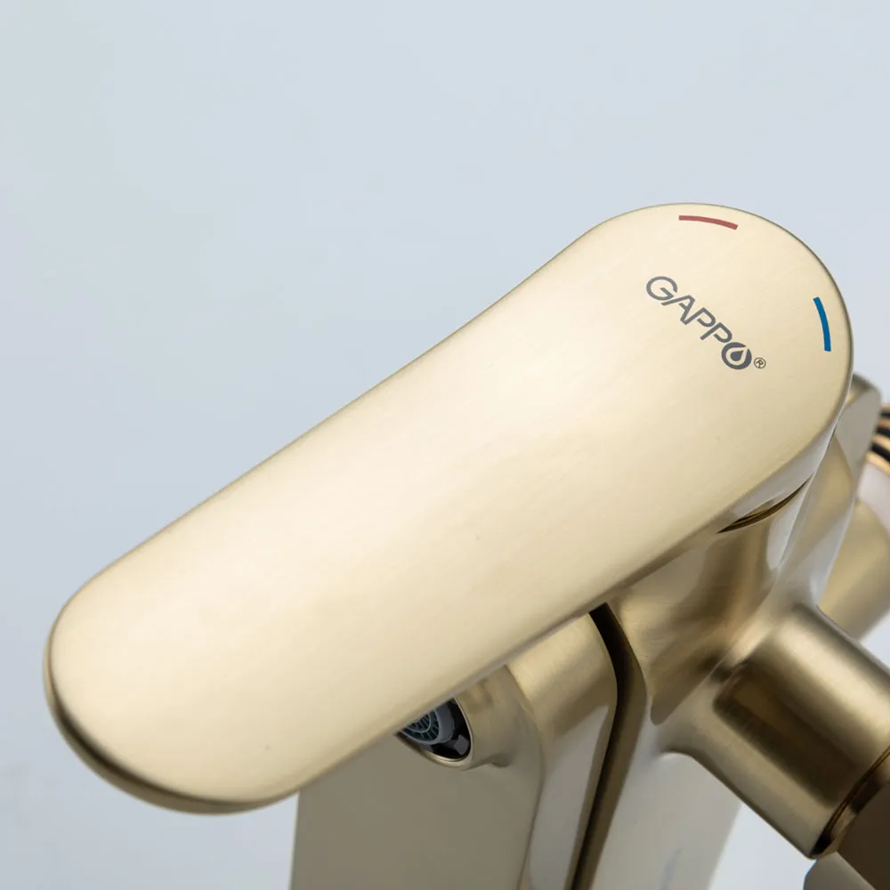 Душевая система GAPPO G2410-3, золотой сатин