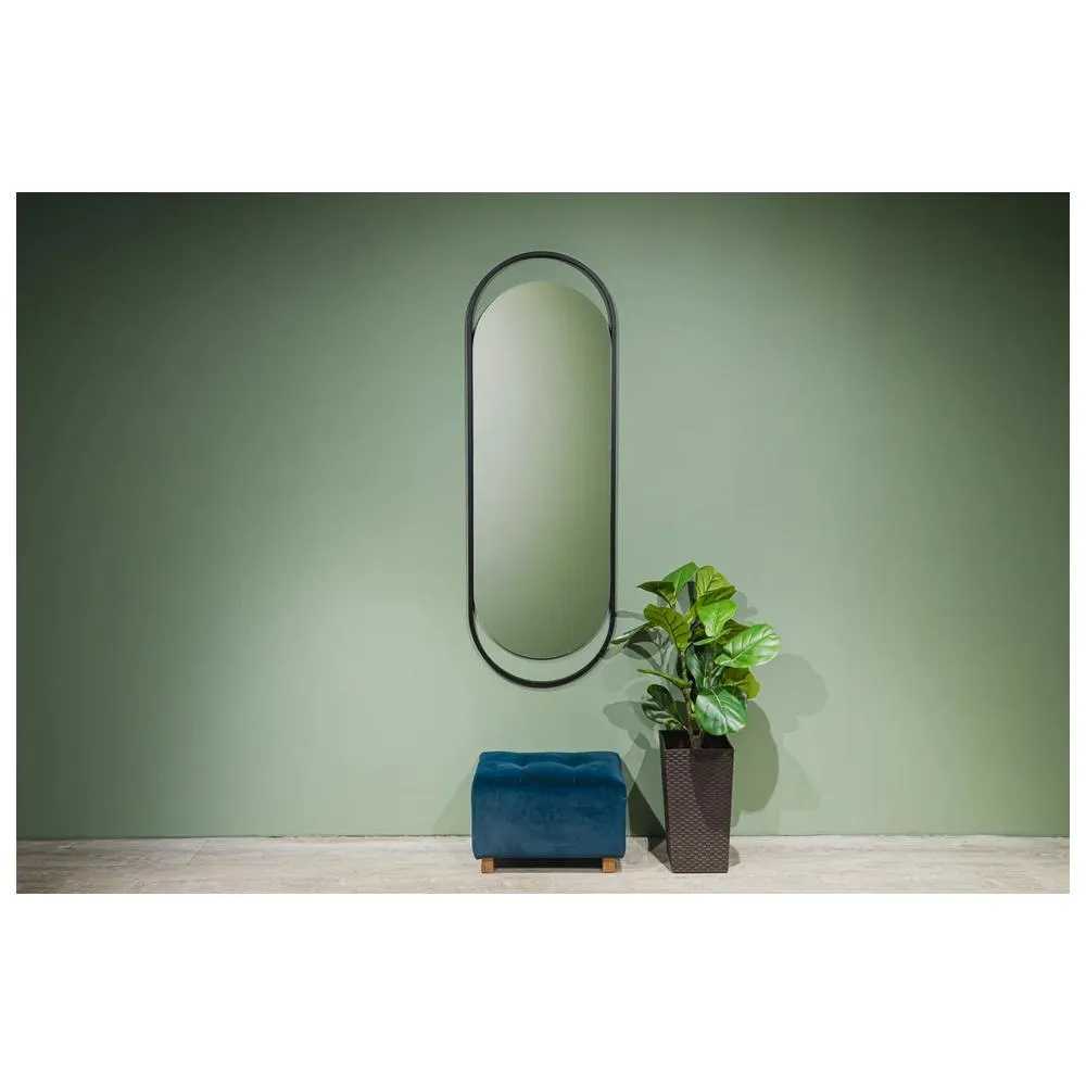 Зеркало Silver Mirrors Alba 500х1500 (металлическая рама, цвет черный)