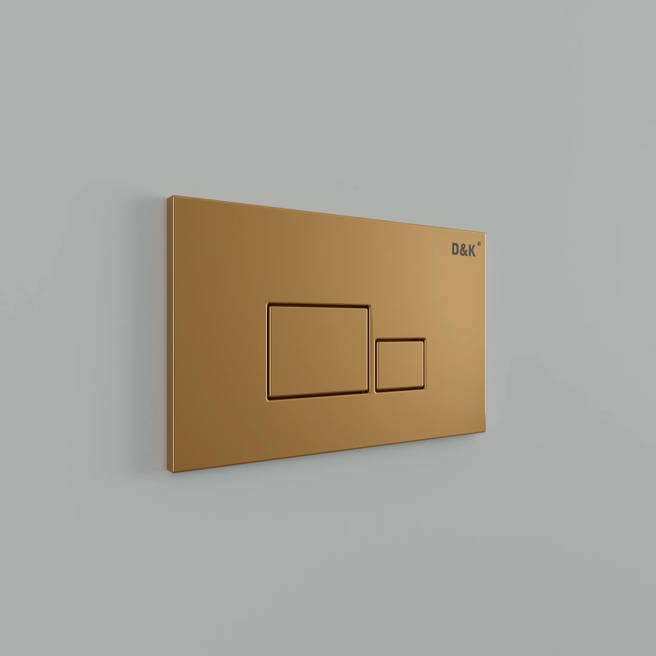 Клавиша смыва DK матовое золото Quadro (DB1519003)