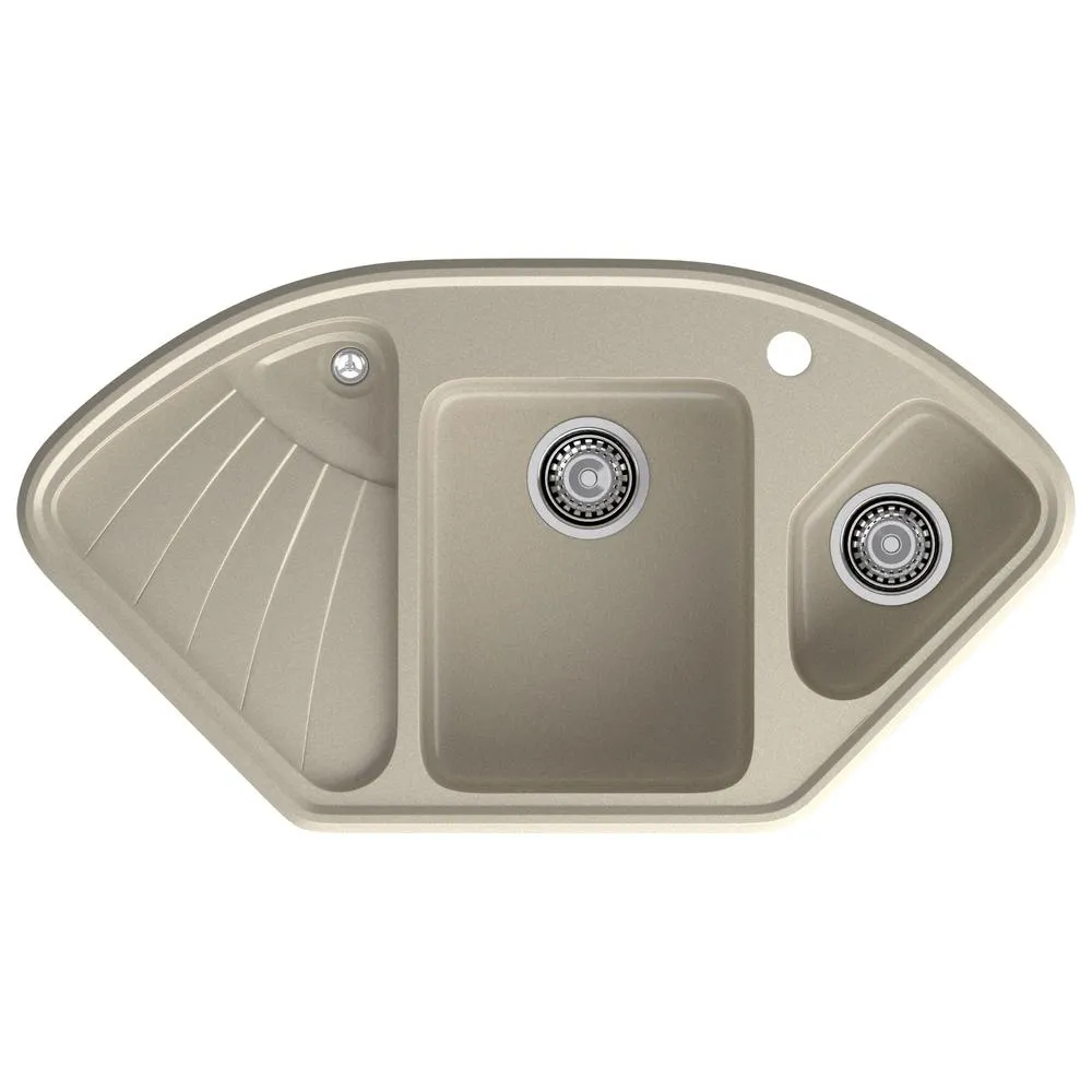 Кухонная мойка GranFest CORNER 1040E, топаз