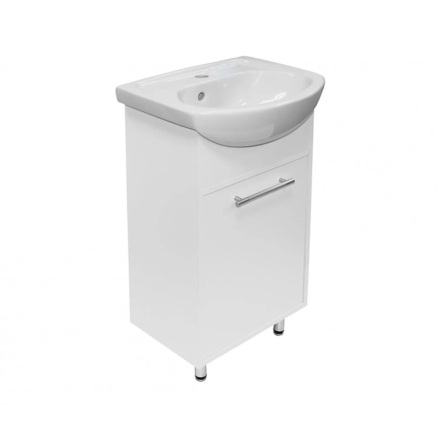 Тумба для ванной MIXLINE "АлАн-45" белый под раковину Уют-45 (арт.515021) (Rosa) (ЛДСП) (535684)