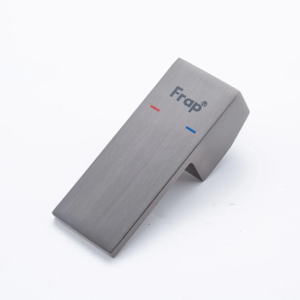 Гигиенический душ со смесителем и полочкой FRAP F2076-9, оружейная сталь