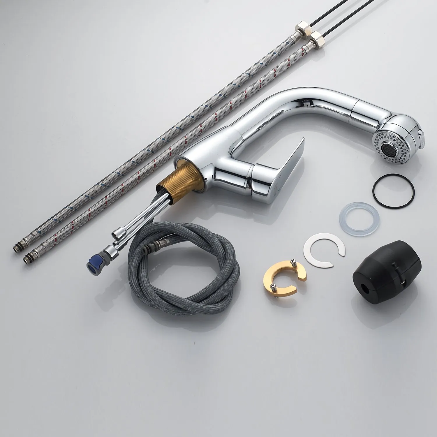 Смеситель для раковины многофункциональный Raffine F291, хром