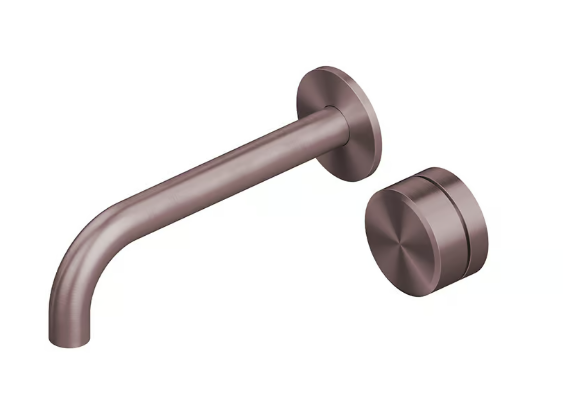 Смеситель для раковины Quadro design Stereo, золото розовое (16 11T OR)