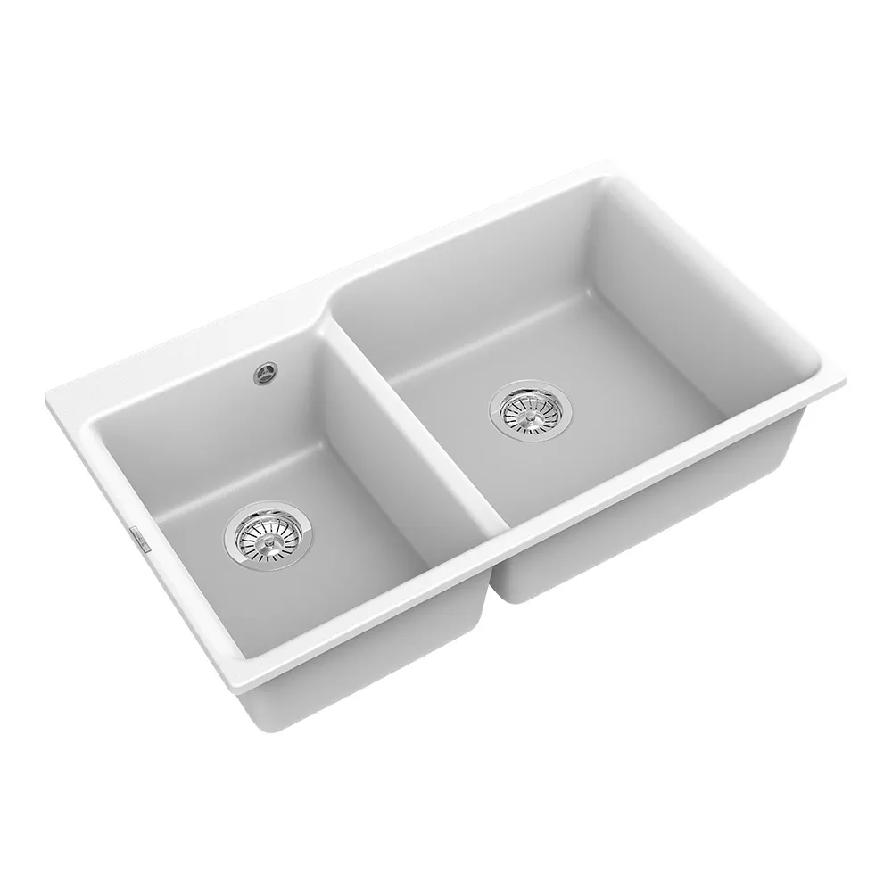 Кухонная мойка Rivelato AXEL X-90D, иней