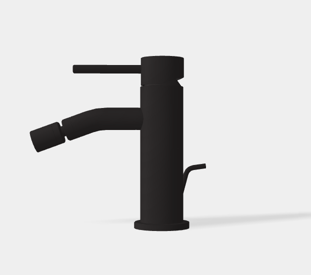 Смеситель для биде Fima Carlo Frattini Spillo Up, черный матовый (F3032XSNS)