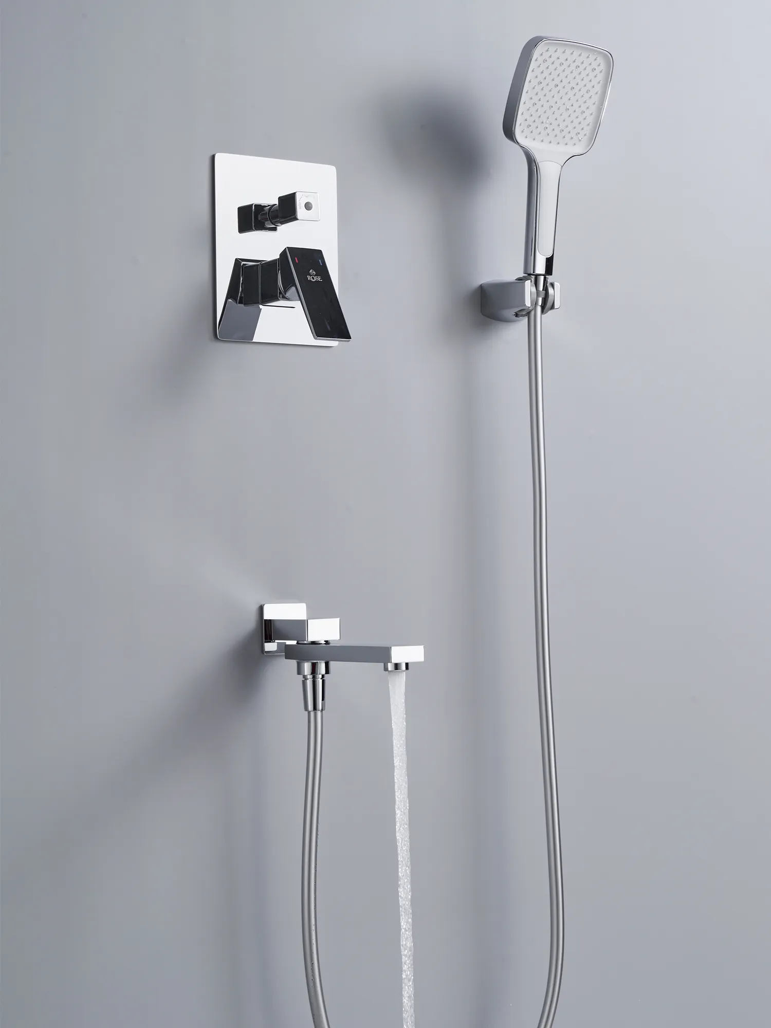 Душевая система встраиваемая Rose R2835, хром