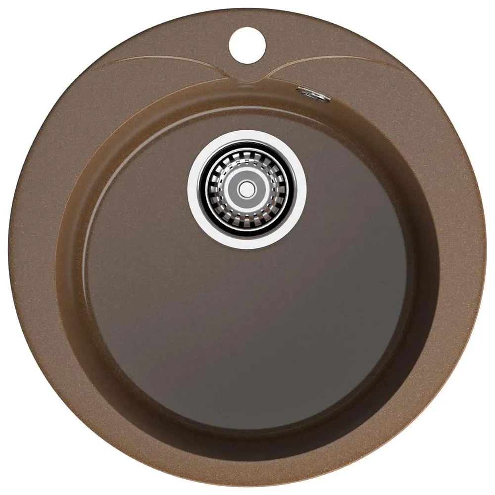 Кухонная мойка GranFest RONDO 480, терракот