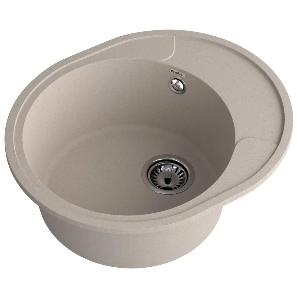 Кухонная мойка GranFest URBAN 857L, песочный
