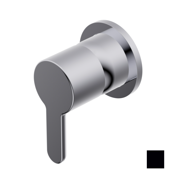 Смеситель для душа Ritmonio Diametro35 Elegance, на 1 потребитель, черный (PR54FC201C04)