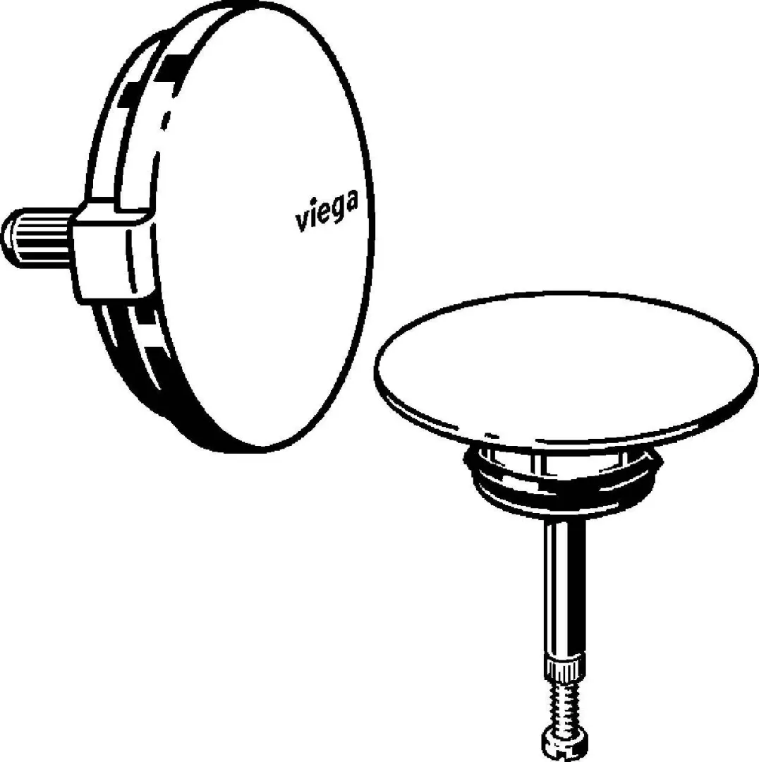 735883 Multiplex Visign M5 комплект накладок к сливу-переливу Multiplex, модель 6162.01, белый