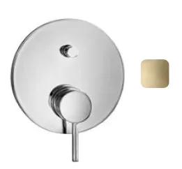 Смеситель для душа Almar Core, на 2 потребителя, Gold Polished PVD (E186532.GO)