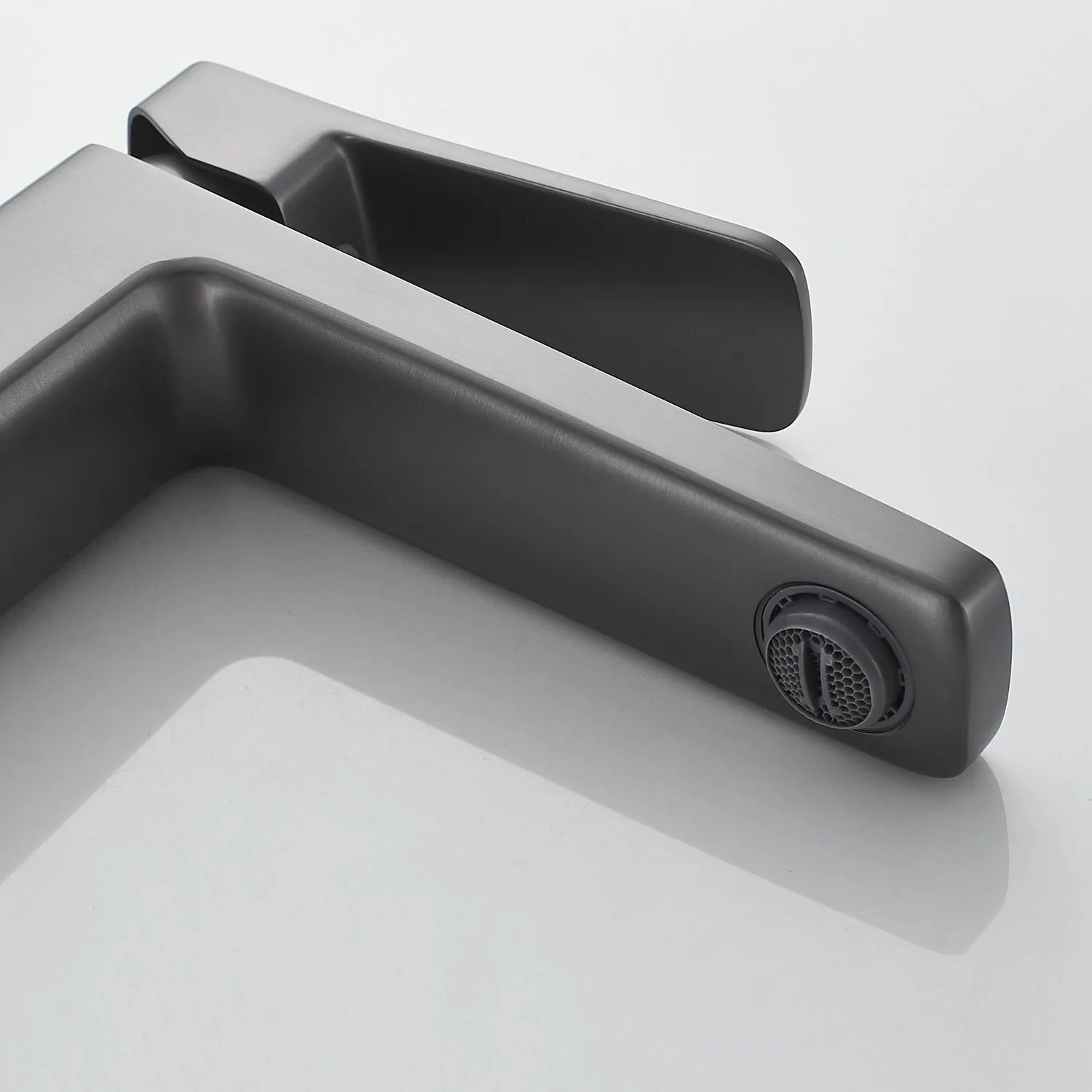 Смеситель для раковины Raffine F0199T, оружейная сталь