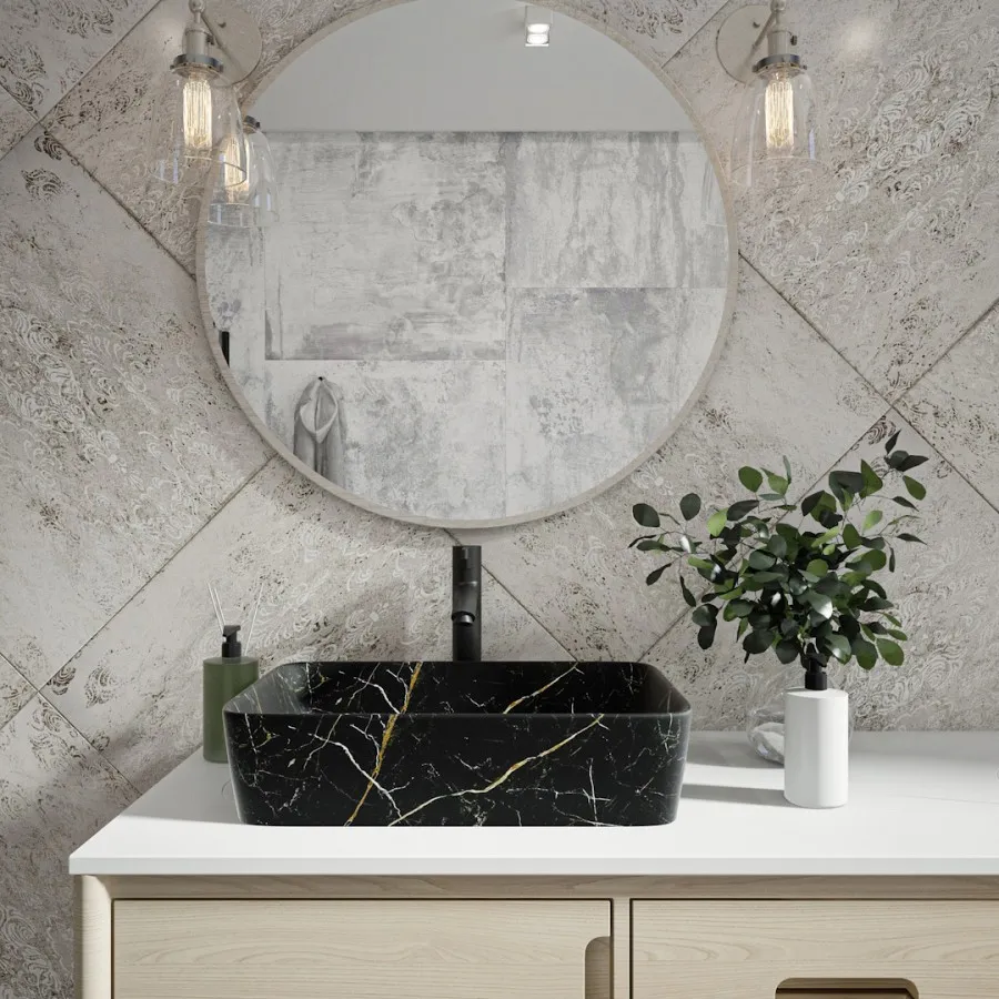 Раковина чаша Maretti UM13NS03-560MR, черный мрамор