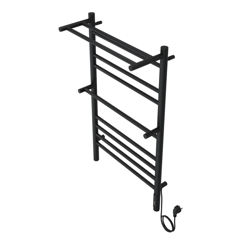 Полотенцесушитель электрический Aquatek Альфа П10 500х900, quick touch, черный муар