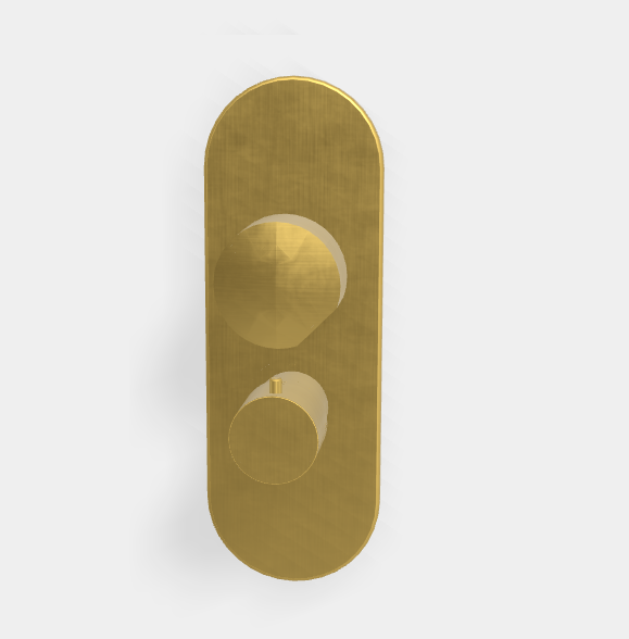 Смеситель для душа Fima Carlo Frattini So, брашированное золото (F3189X7OS)