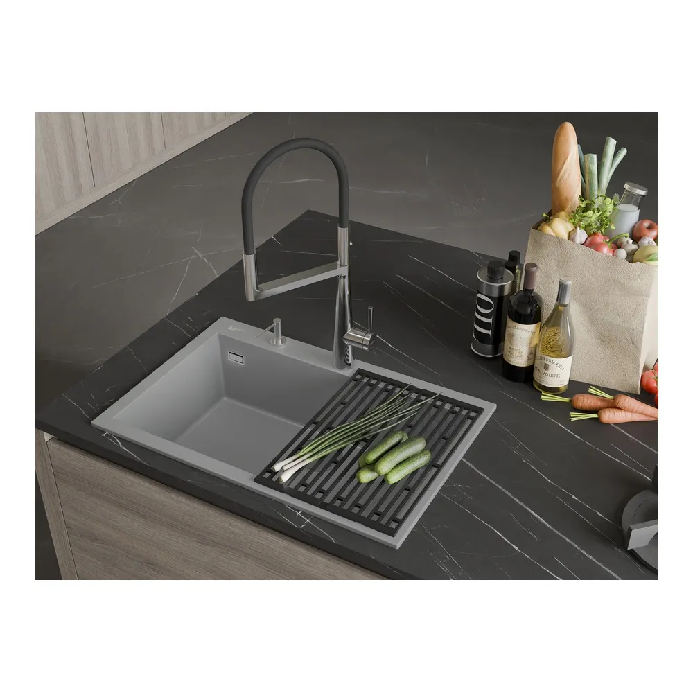 Кухонная мойка Rivelato ZENO ZN-7650, серый