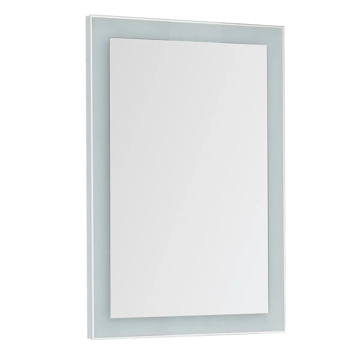 Зеркало Dreja Kvadro 60x85 см, белый