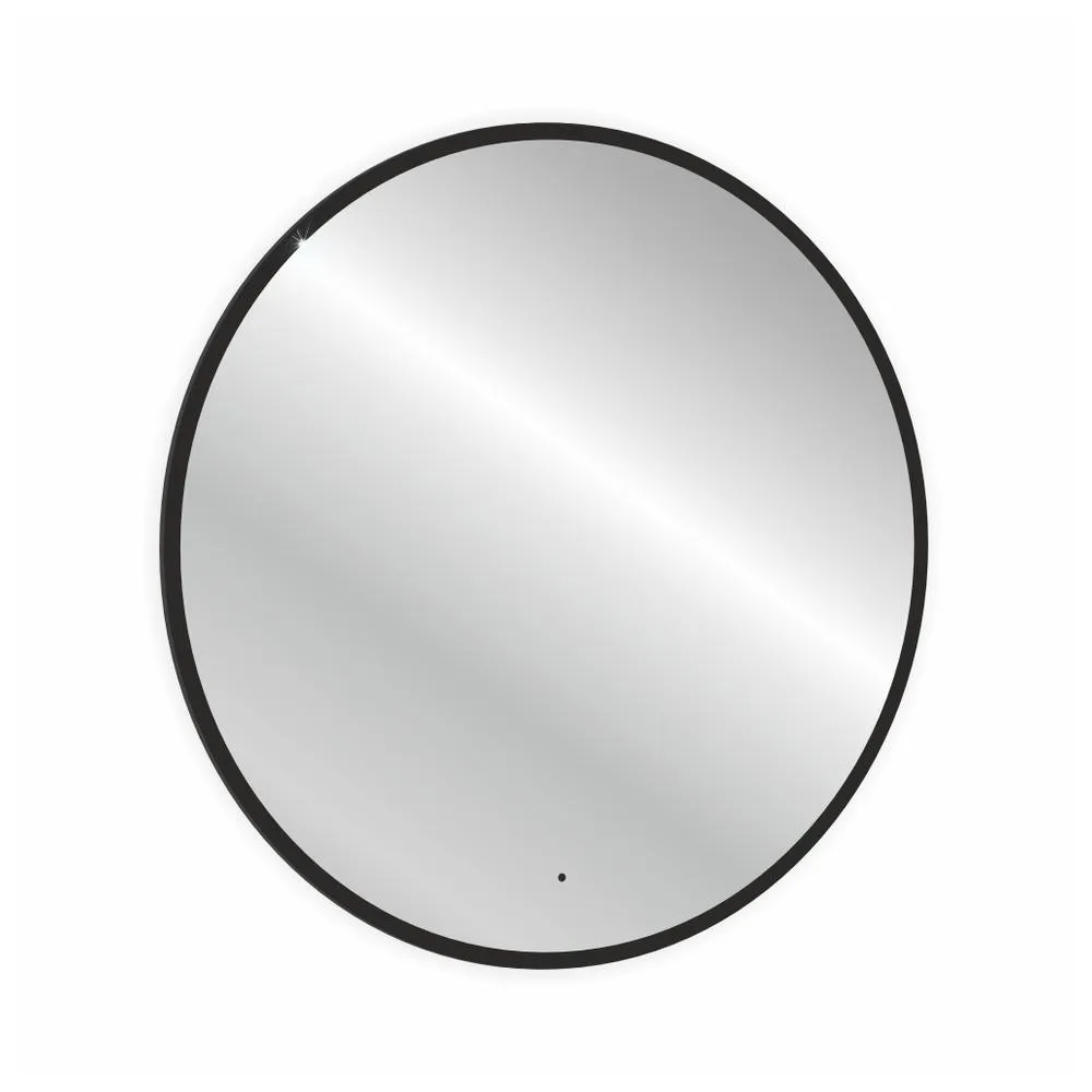 Зеркало Silver Mirrors Monaco-BLACK d1000 (бесконтактный сенсор, доп.упаковка)