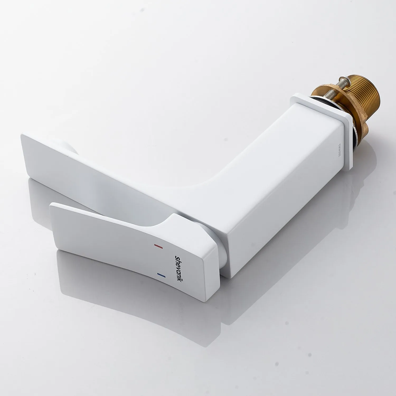 Смеситель для раковины Shevanik S6101C, белый