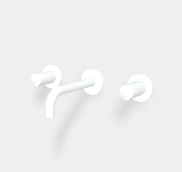 Смеситель для раковины Fima Carlo Frattini So, белый матовый (F3191/5BS)