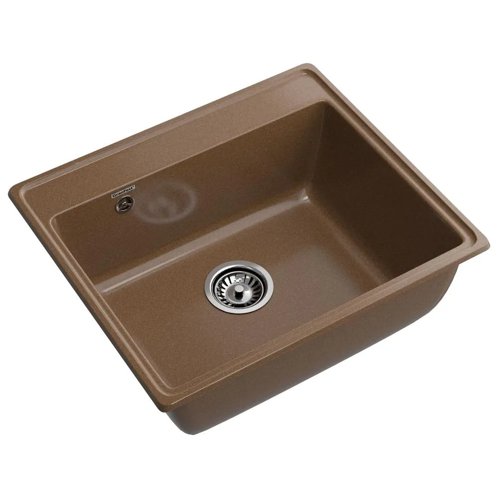 Кухонная мойка GranFest VERTEX 580, терракот