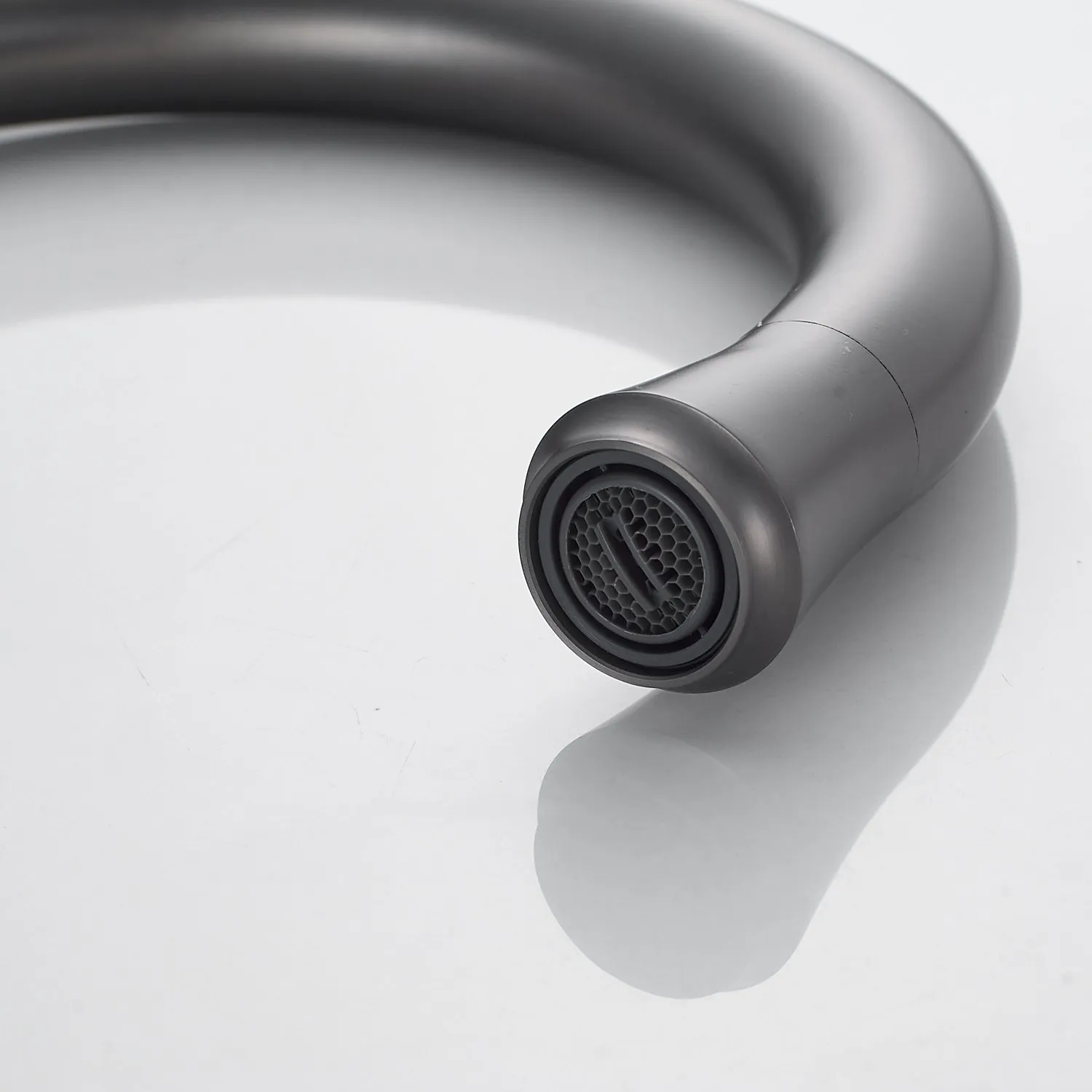 Смеситель для кухни Raffine F103T, оружейная сталь