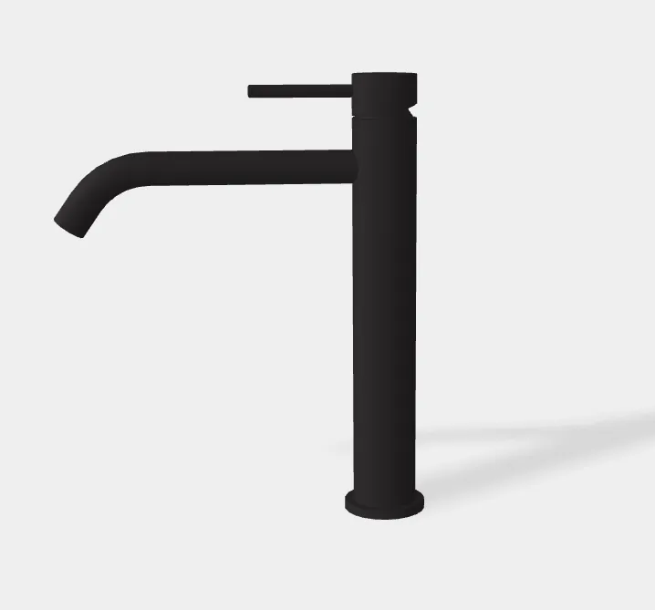 Смеситель для раковины Fima Carlo Frattini Spillo Up, черный матовый (F3031LXSNS)