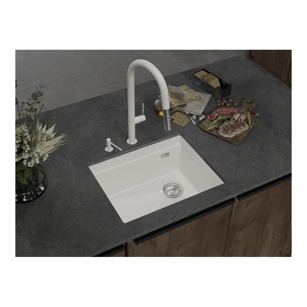 Кухонная мойка Rivelato LINO LN-554-R иней