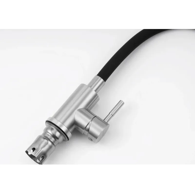 Смеситель для кухни с гибким изливом Knotlor SS-02, сатин