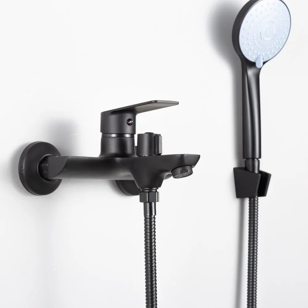 Смеситель для ванны FRUD R32158-6, черный