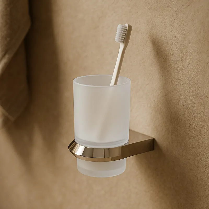 Стакан для ванной комнаты Knotlor SC103C, хром