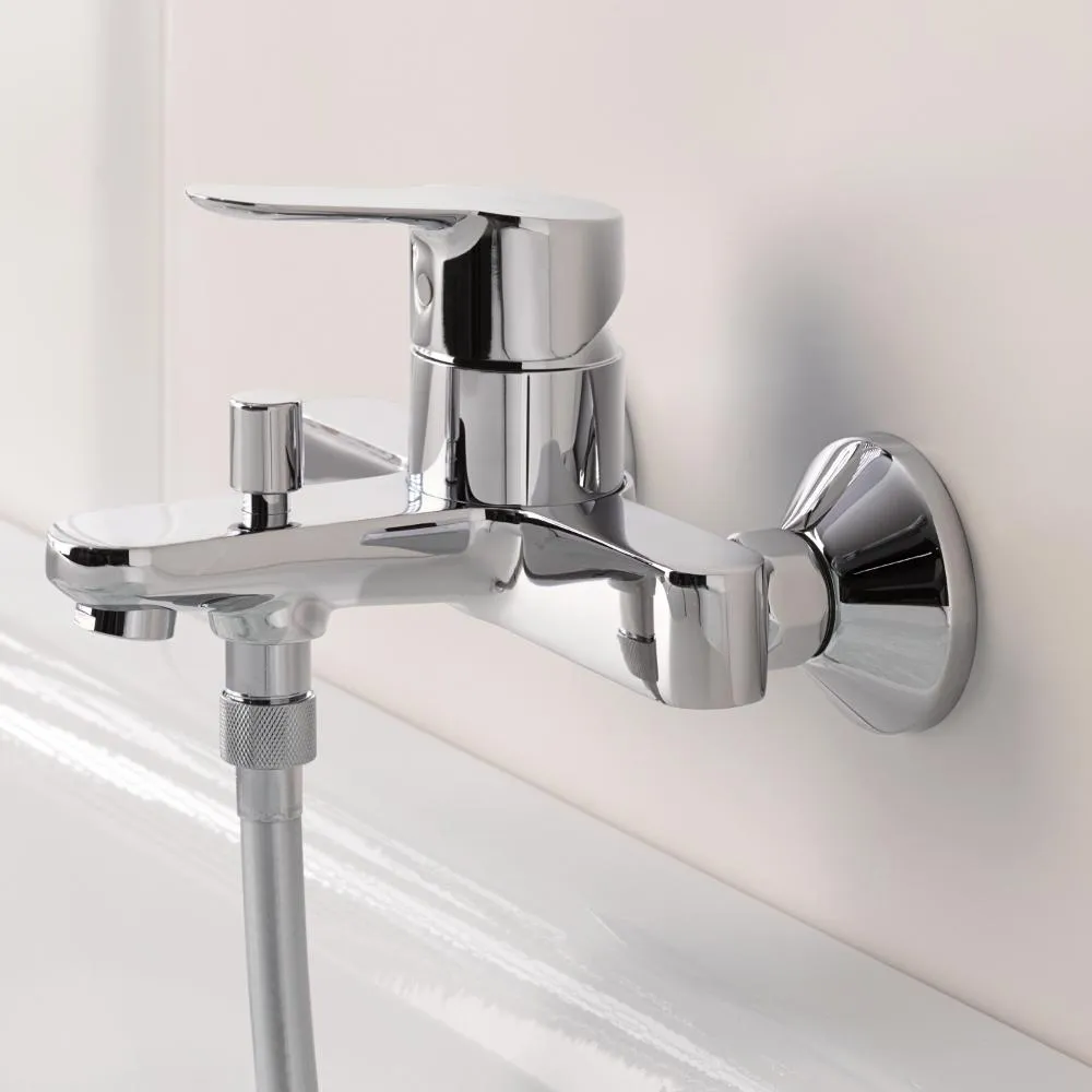 120210 Grohe Промо-набор для ванны: Start Edge для раковины с дон клап, M-Size ; StartEdge для ванны, Vitalio Start Душ гарнитур II 600, 5,8 л, хром