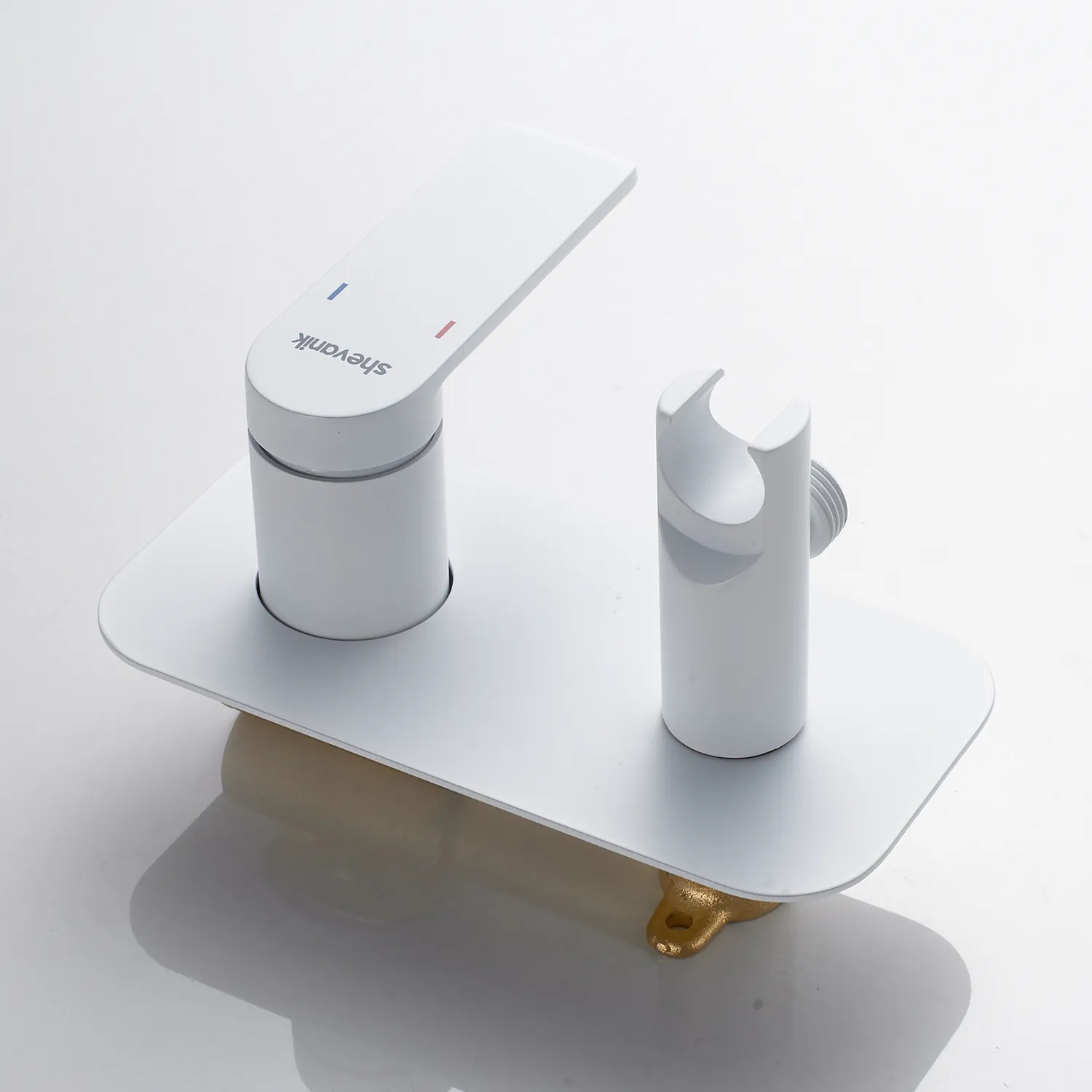 Гигиенический душ со смесителем Shevanik S4105C, белый