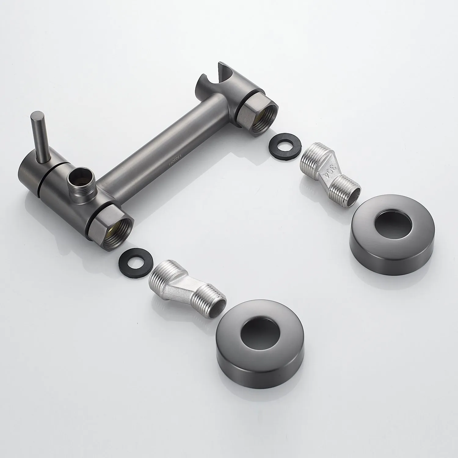 Гигиенический душ со смесителем Raffine F207T, оружейная сталь