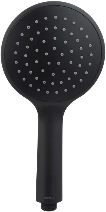 Ручной душ AQUATEK AQ2001MB, 1jet, матовый черный