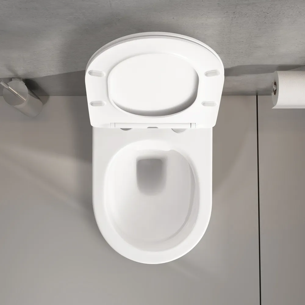 Унитаз подвесной WesnaArt NOVA TORNADO 214-NOV03, белый