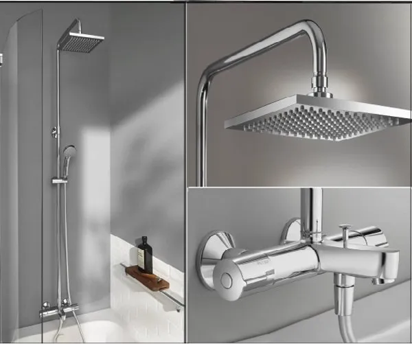 Душевая система Jacob Delafon July (E78192-CP)